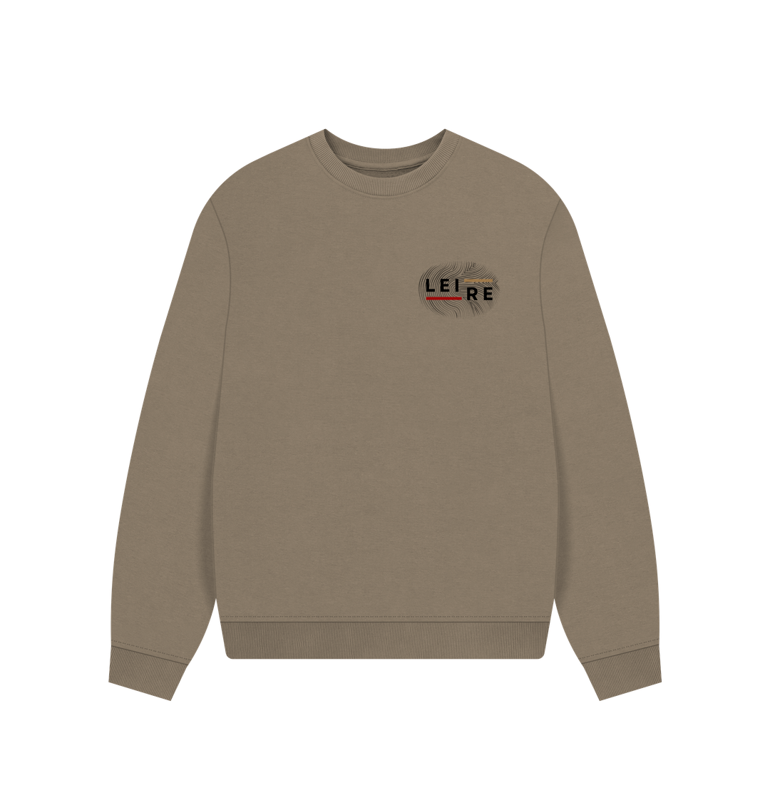 Willow Women's Oversized Jumper - Black Logo