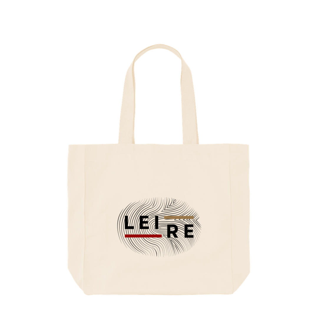 Natural Shopper Tote Bag - Beige