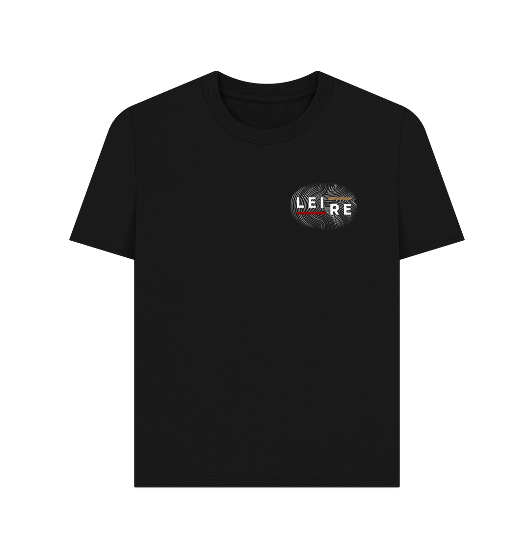 Black Women oversize t-shirt - White Logo