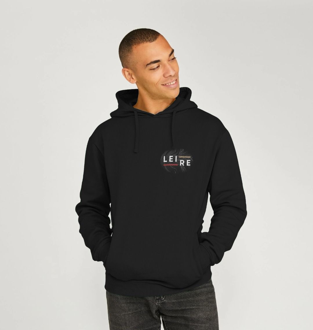 Men's Pullover Hoodie - White Logo