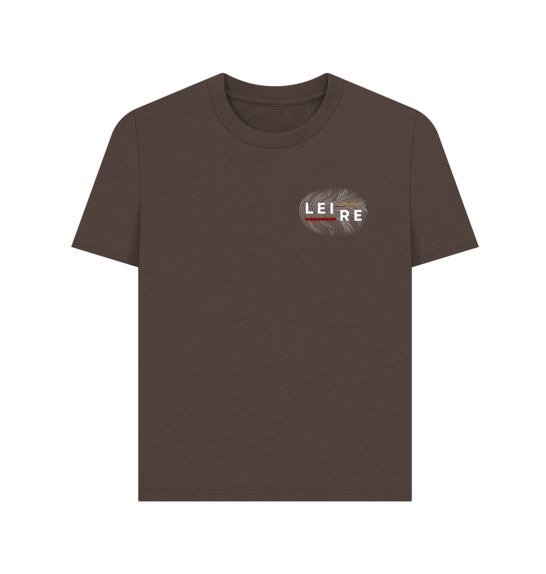 Chocolate Women oversize t-shirt - White Logo