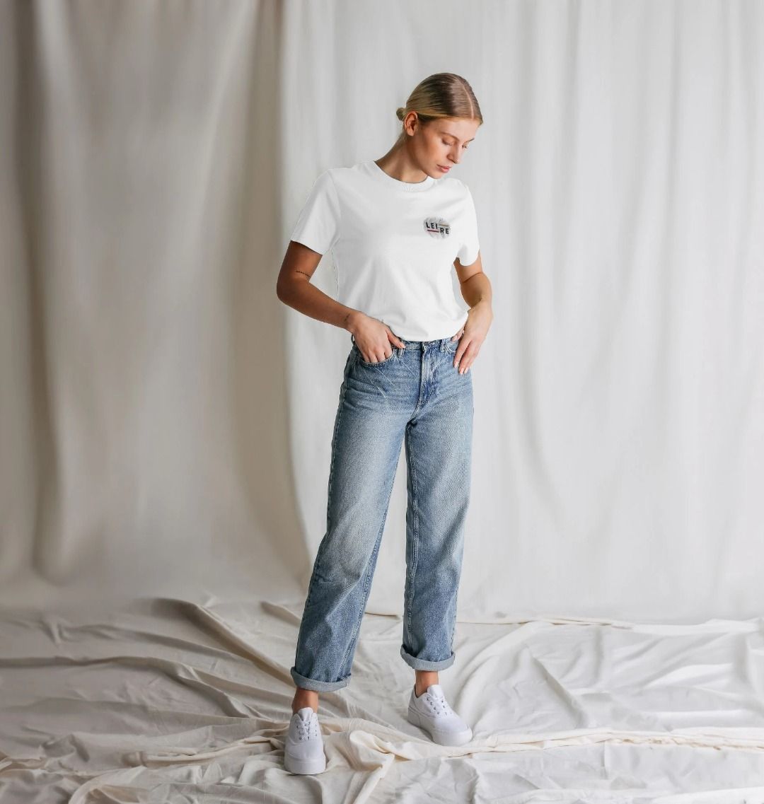 Women Basic T-shirt - Black Logo