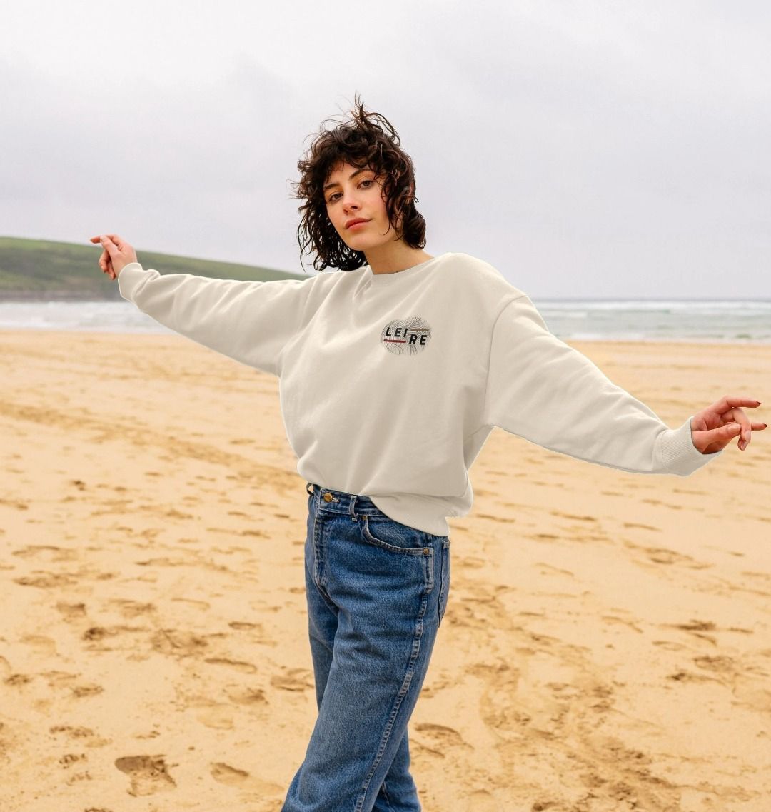 Women's Oversized Jumper - Black Logo