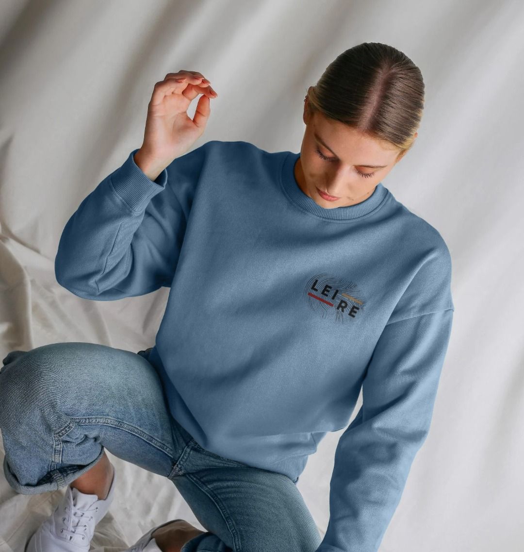 Women's Oversized Jumper - Black Logo